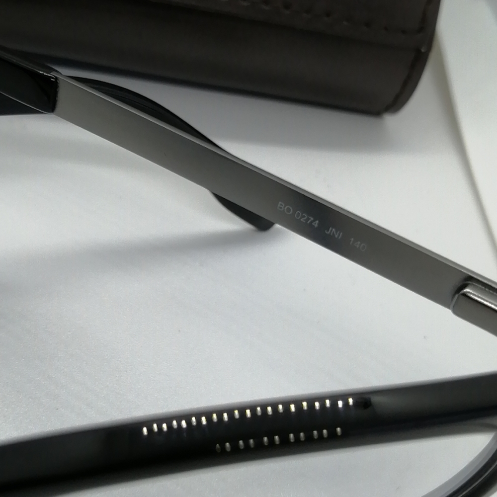 New/Authentic Eyeglass HugoBoss Orange BO0274 BLK - Picture 3 of 8